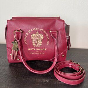 Harry Potter GRYFFINDOR Satchel Handbag ~ Maroon ~ Bioworld